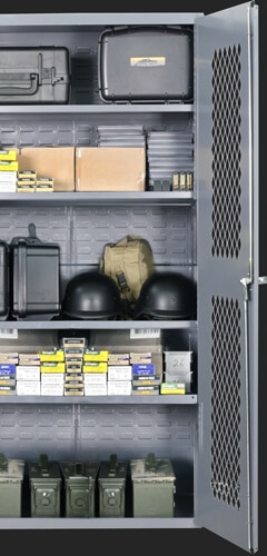 weapon and gear storage cabinet