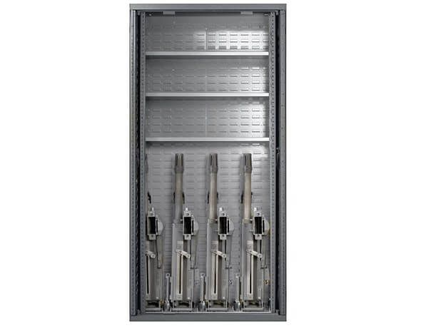 NSN # 1095-01-599-4878   Crew served Weapon Rack Retractable Door - view 1