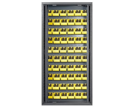 NSN # 1095-01-599-4886   Pistol Storage - Retractable Door Weapon Rack
