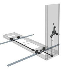 Mobile aisle storage systsm CAD