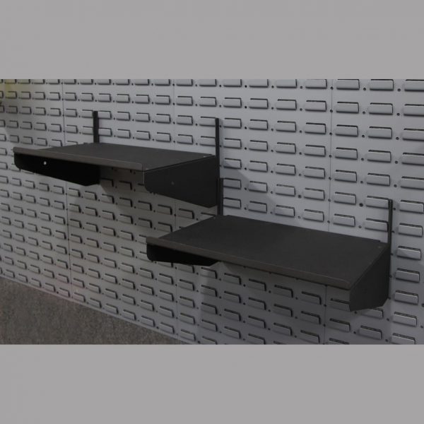 metal shelves for gun wall