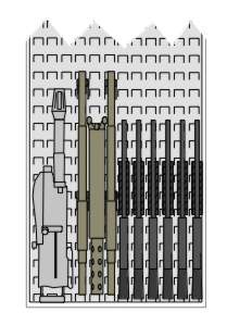 M2 MK19 Rack space