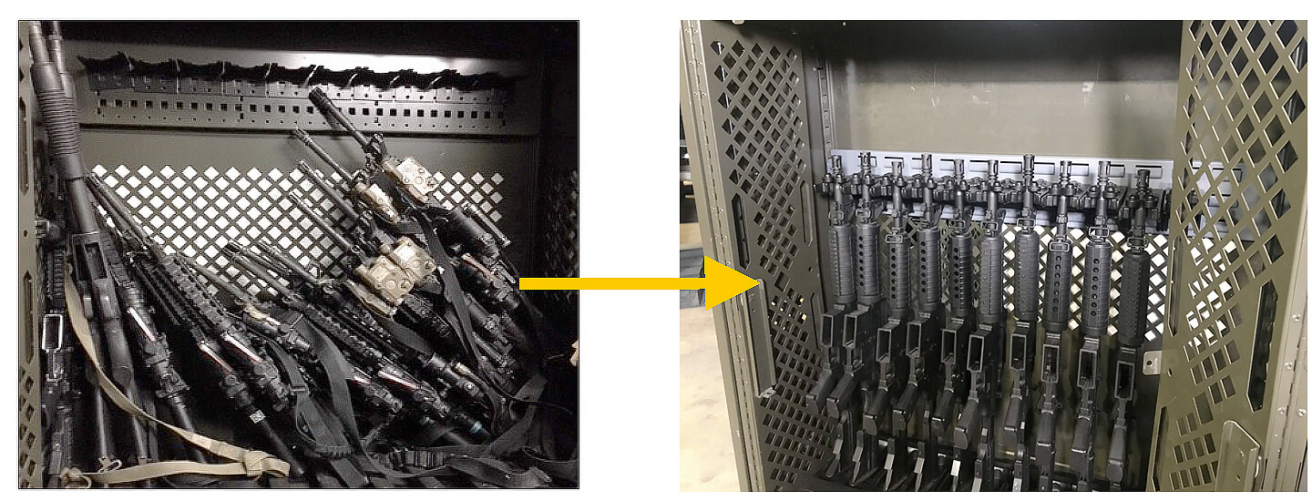 weapon storage cabinet upgrade